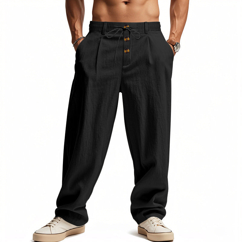 ⏳Limited-time 40% off⏰Men's Loose Fit Casual Relaxed Fit LightweightLinen Pants